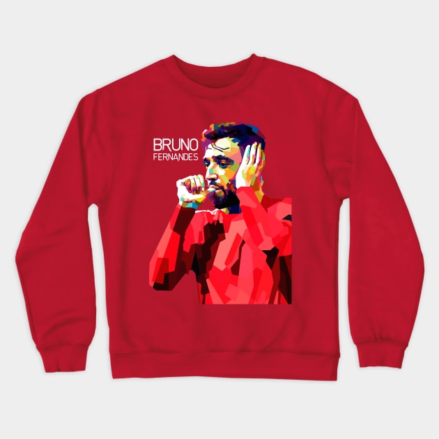 Bruno Fernandes Crewneck Sweatshirt by awangwidyatama